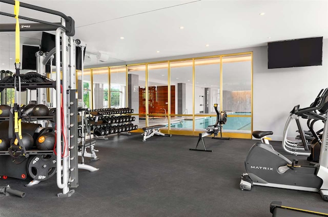 75 Park Ln S Unit 3402, Jersey City, NJ 07310 - view of workout area