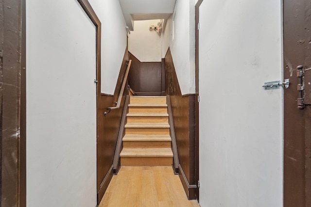 450 1st St Unit 2, Hoboken, NJ 07030 - staircase with wood finished floors