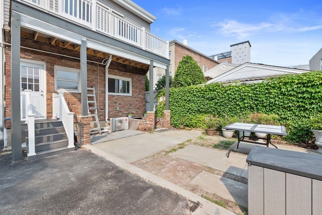 82 E 24th St, Bayonne, NJ 07002 - view of patio / terrace featuring a balcony