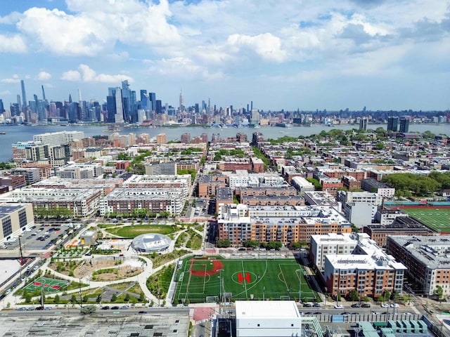 aerial view of a view of skyline