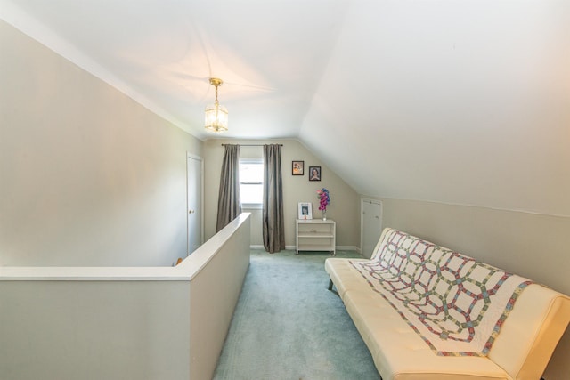 20 Bryant Ave, Bloomfield, NJ 07003 - living area featuring light colored carpet and vaulted ceiling