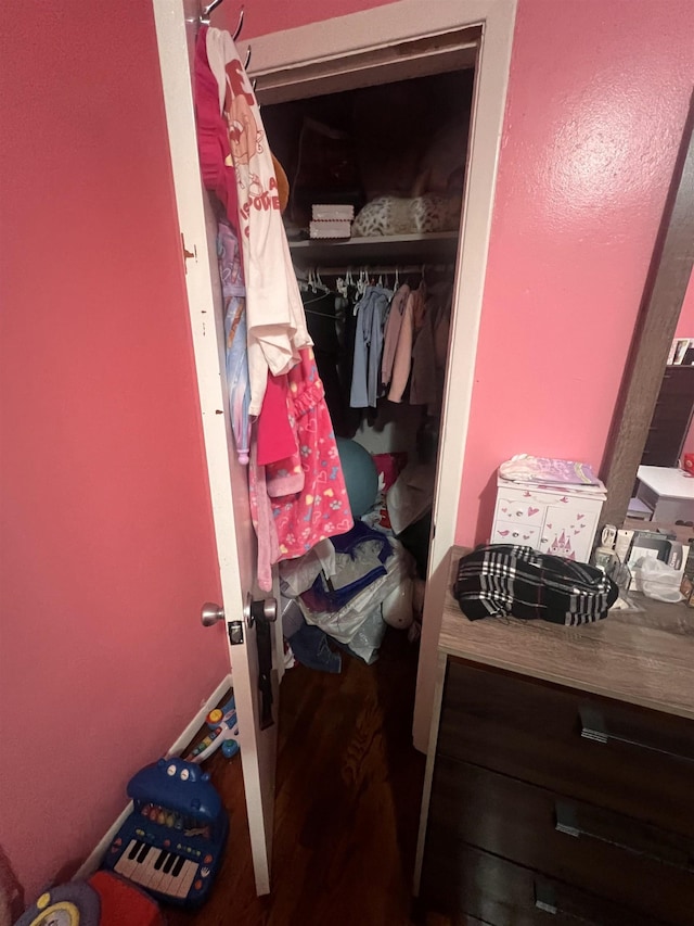 view of closet