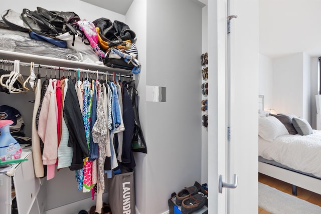 view of closet