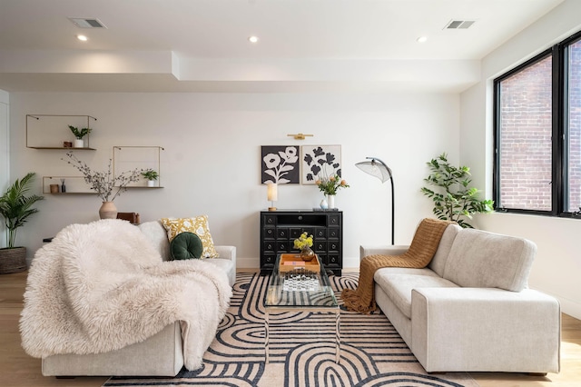 70 Gardner Ave Unit 2, Jersey City, NJ 07304 - living room with wood finished floors, recessed lighting, and baseboards