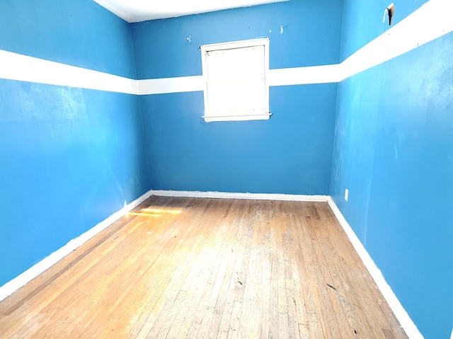 1437 Gehr Pl, North Bergen, NJ 07407 - spare room featuring wood-type flooring and baseboards