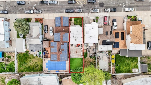 1527 38th St, North Bergen, NJ 07047 - aerial overview of property's location with property parcel outlined