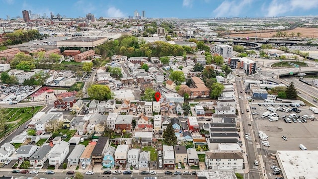 1527 38th St, North Bergen, NJ 07047 - aerial overview of property's location featuring nearby urban area