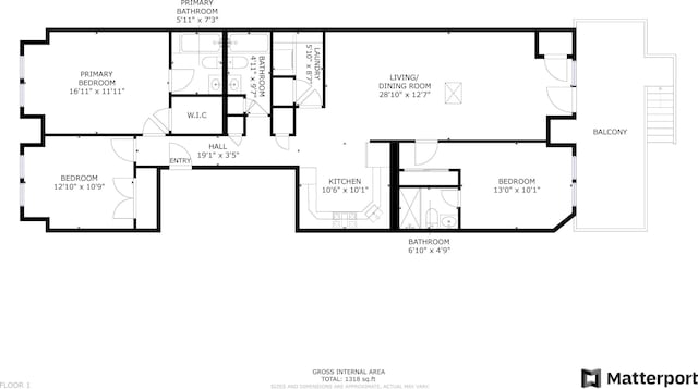 413 Madison St Unit 4, Hoboken, NJ 07030 - view of room layout