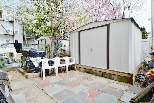 34 Concord St, Jersey City, NJ 07306 - view of shed with fence