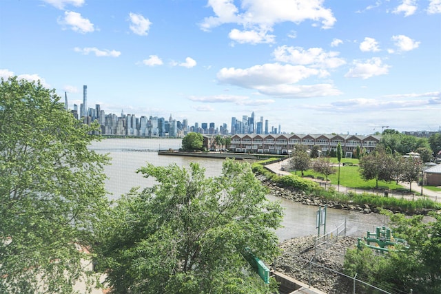 7400 River Rd Unit 304, North Bergen, NJ 07047 - water view featuring skyline