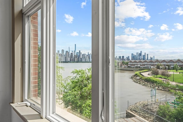 7400 River Rd Unit 304, North Bergen, NJ 07047 - water view featuring city skyline
