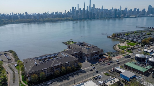7400 River Rd Unit 304, North Bergen, NJ 07047 - bird's eye view of skyline and a nearby body of water