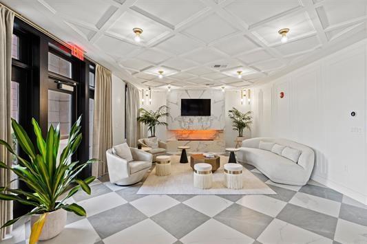 7400 River Rd Unit 304, North Bergen, NJ 07047 - common area featuring coffered ceiling
