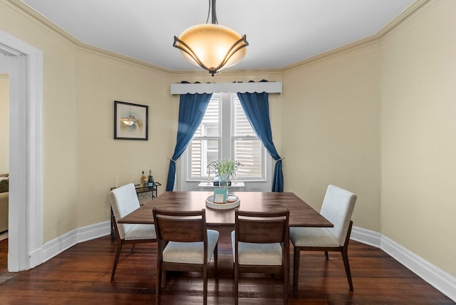 57 Booraem Ave, Jersey City, NJ 07307 - dining space with wood finished floors and crown molding