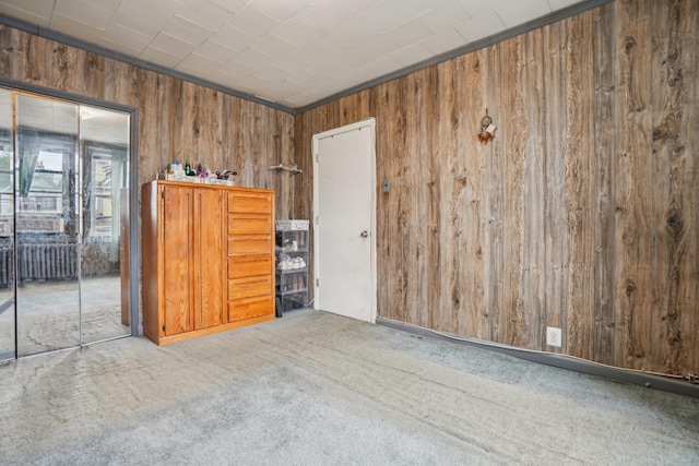 442 Avenue E Ave E, Bayonne, NJ 07002 - unfurnished room with wood walls and carpet floors