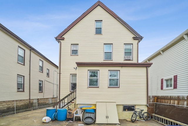 442 Avenue E Ave E, Bayonne, NJ 07002 - rear view of house with a fenced backyard