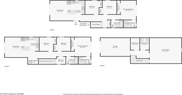 27 E 16th St, Bayonne, NJ 07002 - home floor plan