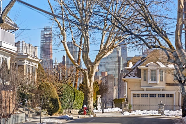 6 Kingswood Rd, Weehawken, NJ 07086 - view of road with a city view