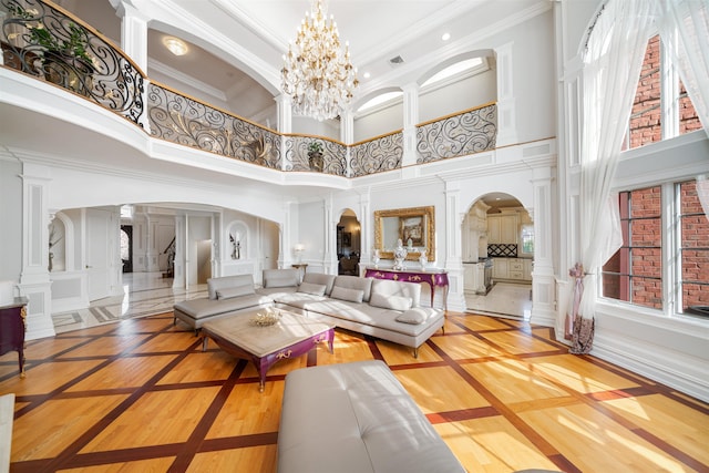 2 Euclid Rd, Fort Lee, NJ 07024 - building lobby with a high ceiling and crown molding