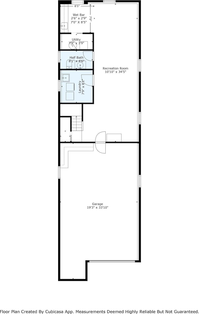 134 W 25th St, Bayonne, NJ 07002 - floor plan / room layout