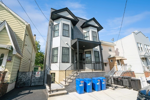 view of rear view of property