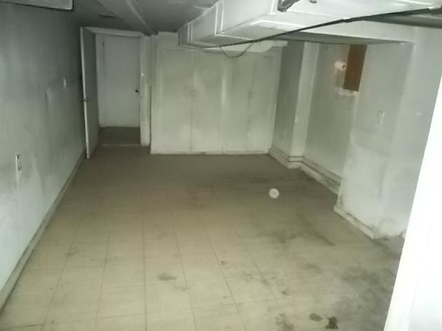 view of basement