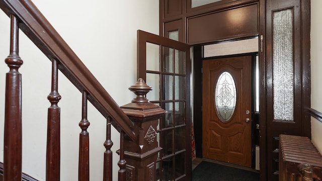 view of entrance foyer