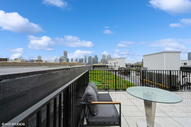 425 3rd St Unit 404, Jersey City, NJ 07302 - balcony with a view of skyline