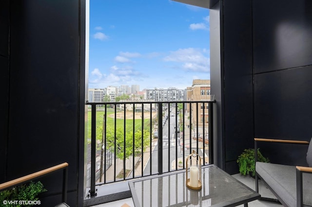425 3rd St Unit 404, Jersey City, NJ 07302 - balcony featuring a city view