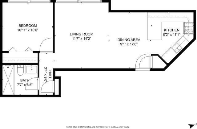 223 Bloomfield St Unit 3E, Hoboken, NJ 07030 - floor plan