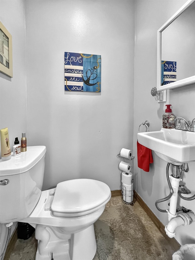 bathroom with toilet