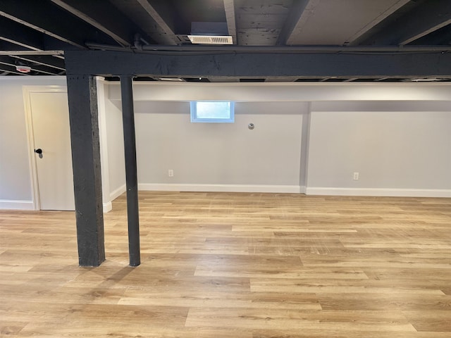 3 Raydol Ave, Secaucus, NJ 07094 - basement featuring light wood-type flooring and baseboards
