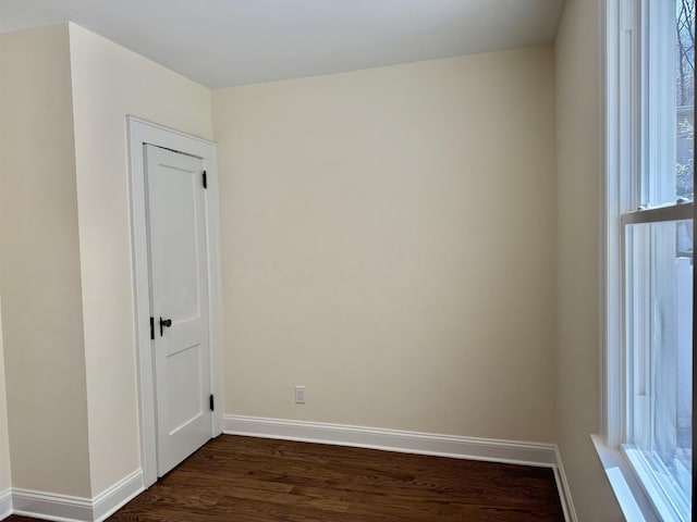 3 Raydol Ave, Secaucus, NJ 07094 - spare room featuring dark wood-style floors and baseboards