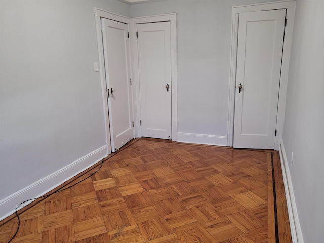 corridor with baseboards