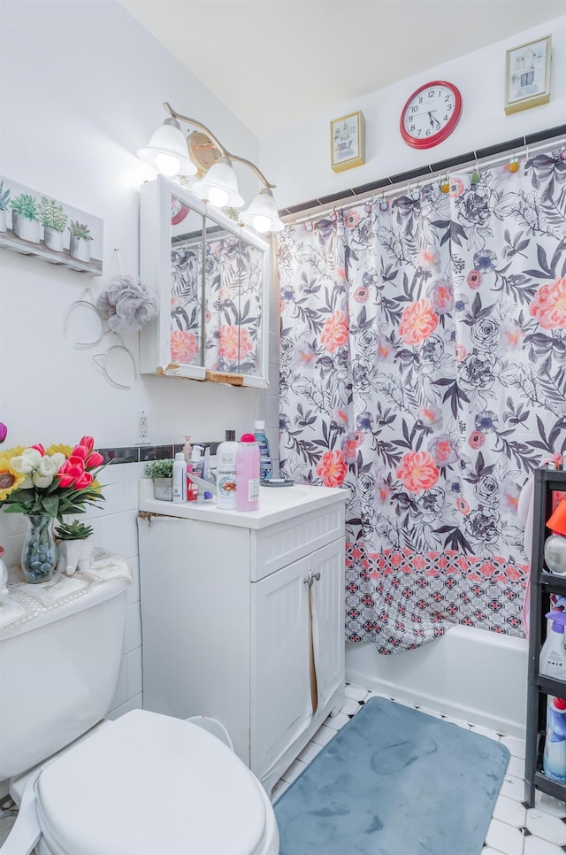27 W 4th St, Bayonne, NJ 07002 - bathroom with vanity and tile patterned flooring