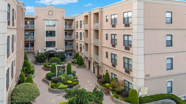 8915 Bergenwood Ave Unit 37, North Bergen, NJ 07047 - living area with wood finished floors