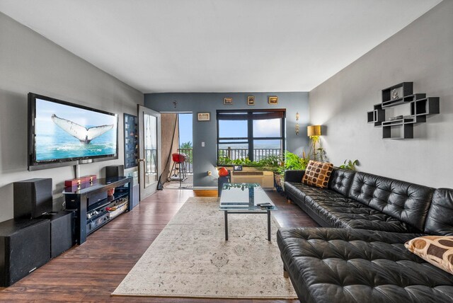 8915 Bergenwood Ave Unit 37, North Bergen, NJ 07047 - living room featuring wood finished floors
