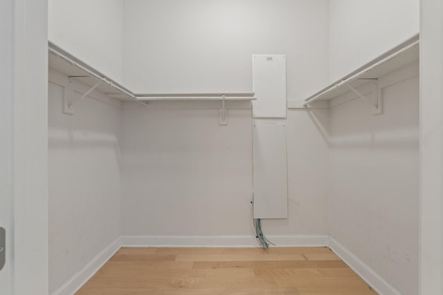 104 Tidewater St Unit 1A, Jersey City, NJ 07302 - spacious closet featuring light wood-style floors