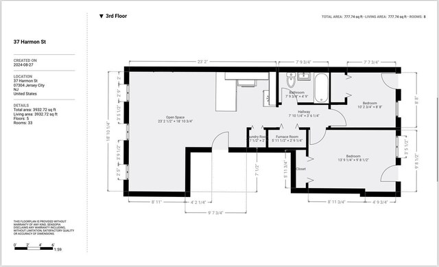 37 Harmon St, Jersey City, NJ 07304 - view of layout