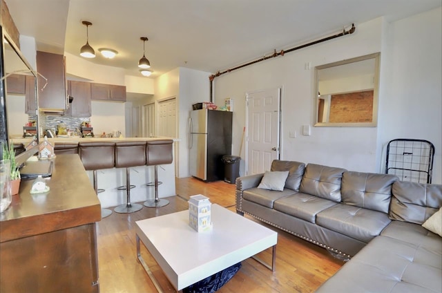 37 Harmon St, Jersey City, NJ 07304 - living room with light wood-style floors