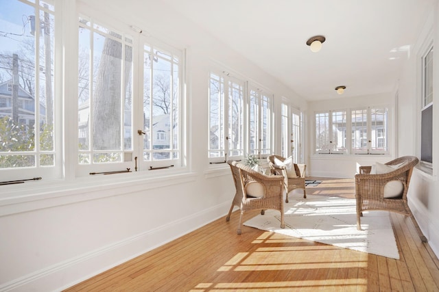 sunroom with a wealth of natural light