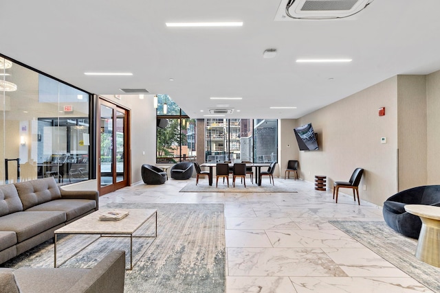 700 1st St Unit 6D, Hoboken, NJ 07030 - common area featuring expansive windows