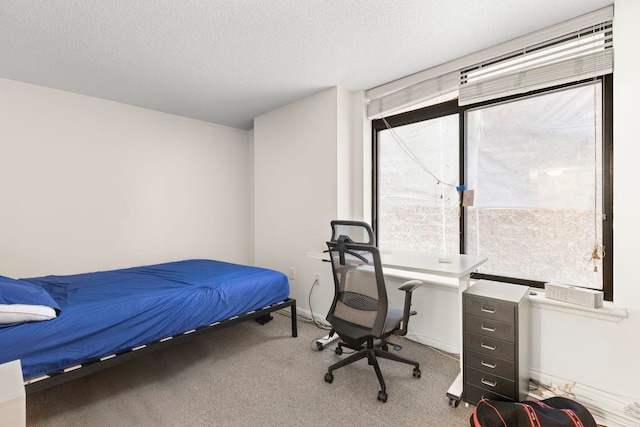 700 1st St Unit 6D, Hoboken, NJ 07030 - bedroom with carpet flooring and a textured ceiling