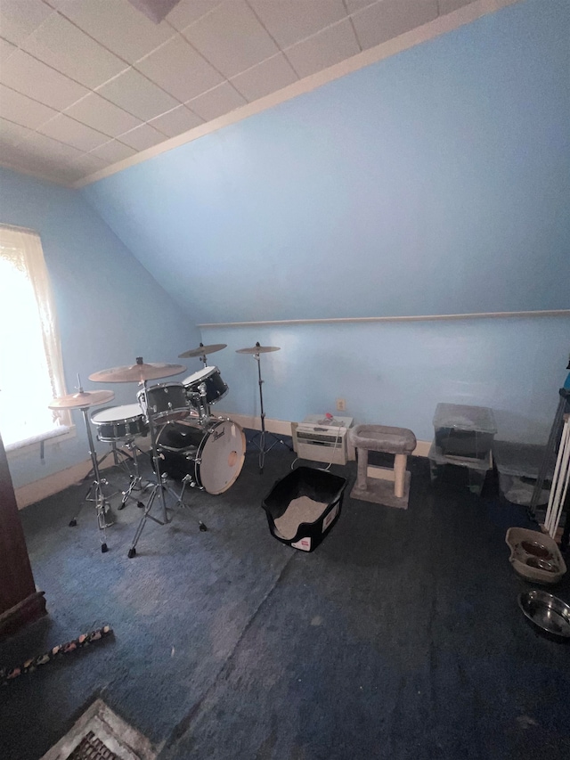 bonus room with lofted ceiling