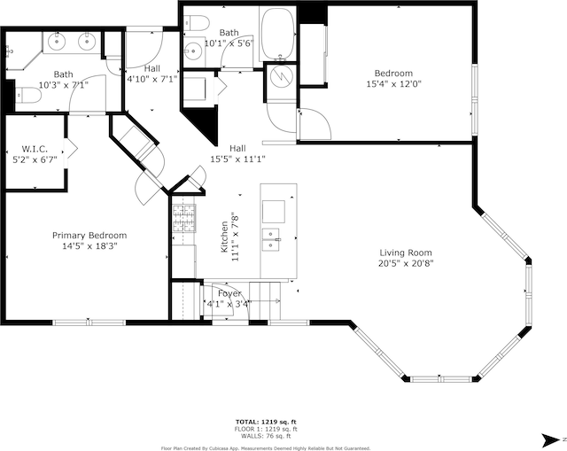 1200 Grand St Unit 220, Hoboken, NJ 07030 - view of home floor plan