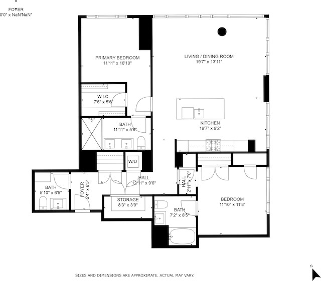 75 Park Ln S Unit 706, Jersey City, NJ 07310 - floor plan
