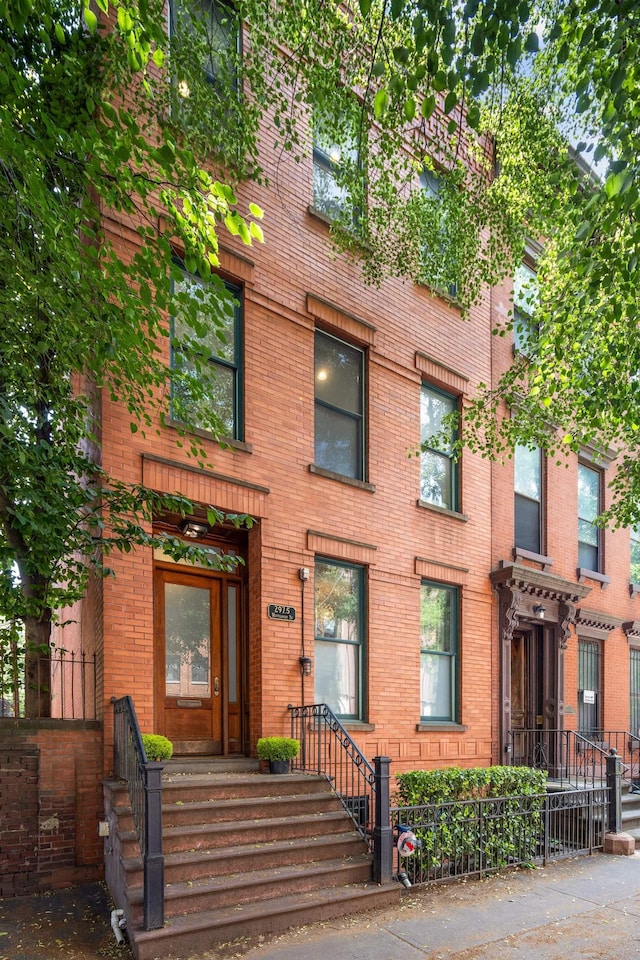 297 Montgomery St Unit 2, Jersey City, NJ 07302 - view of front of house with brick siding