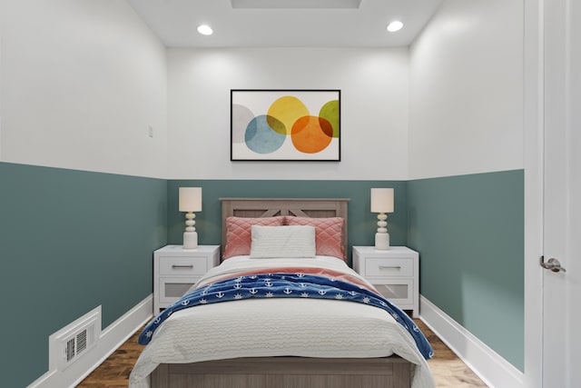 297 Montgomery St Unit 2, Jersey City, NJ 07302 - bedroom featuring wood finished floors and recessed lighting