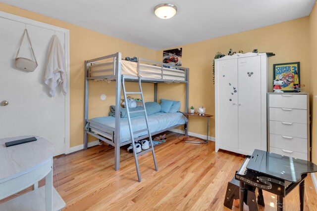 280 Highland Ave Unit 3, Kearny, NJ 07032 - bedroom with light wood-style flooring and baseboards