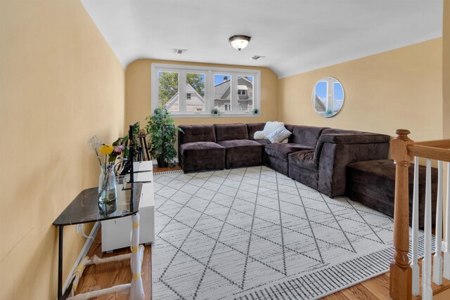 280 Highland Ave Unit 3, Kearny, NJ 07032 - living area with lofted ceiling and light wood-style floors